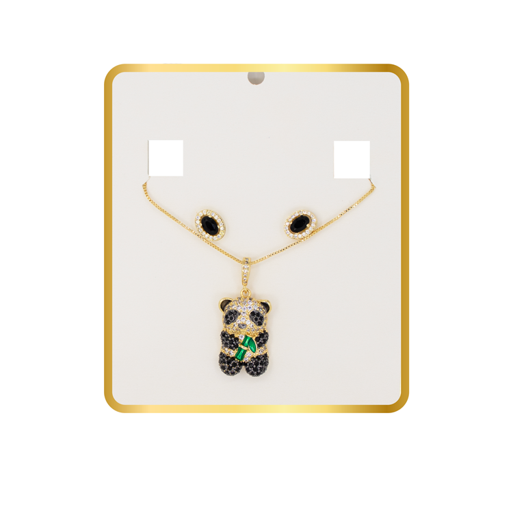 SET DIJE OSO PANDA + TOPO BALIN BAÑO EN RODIO