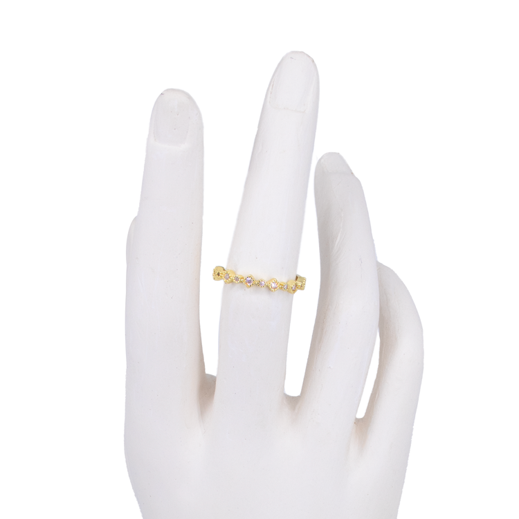 ANILLOS ROMBOS SENCILLOS COLORES BAÑO EN RODIO