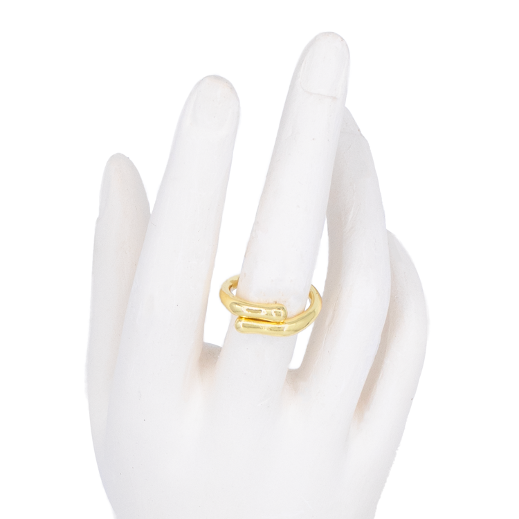 ANILLO SNAKE BAÑO EN RODIO