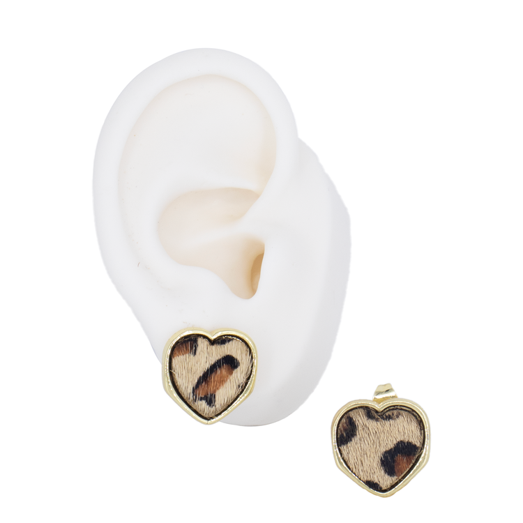 TOPO CORAZON HEART PRINT BAÑO EN RODIO