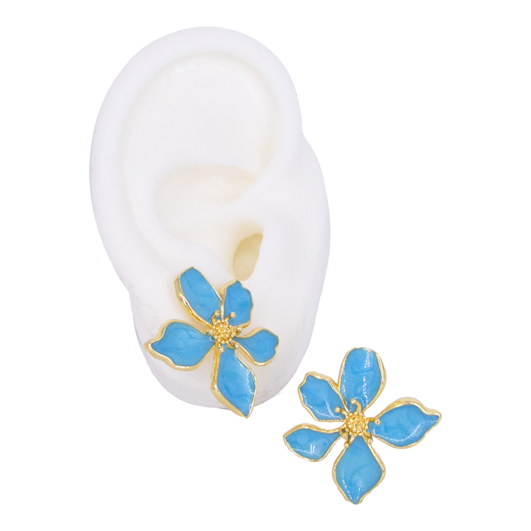 TOPO FLOR LILY BAÑO EN RODIO