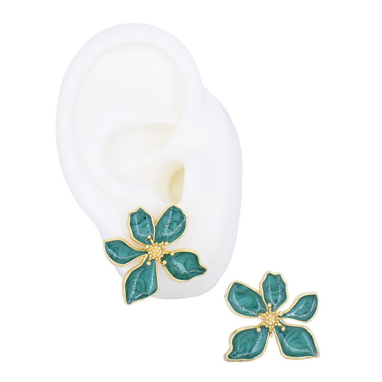TOPO FLOR LILY BAÑO EN RODIO