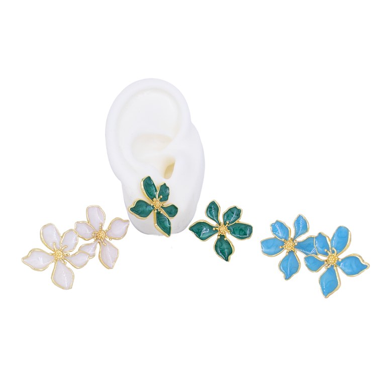 TOPO FLOR LILY BAÑO EN RODIO