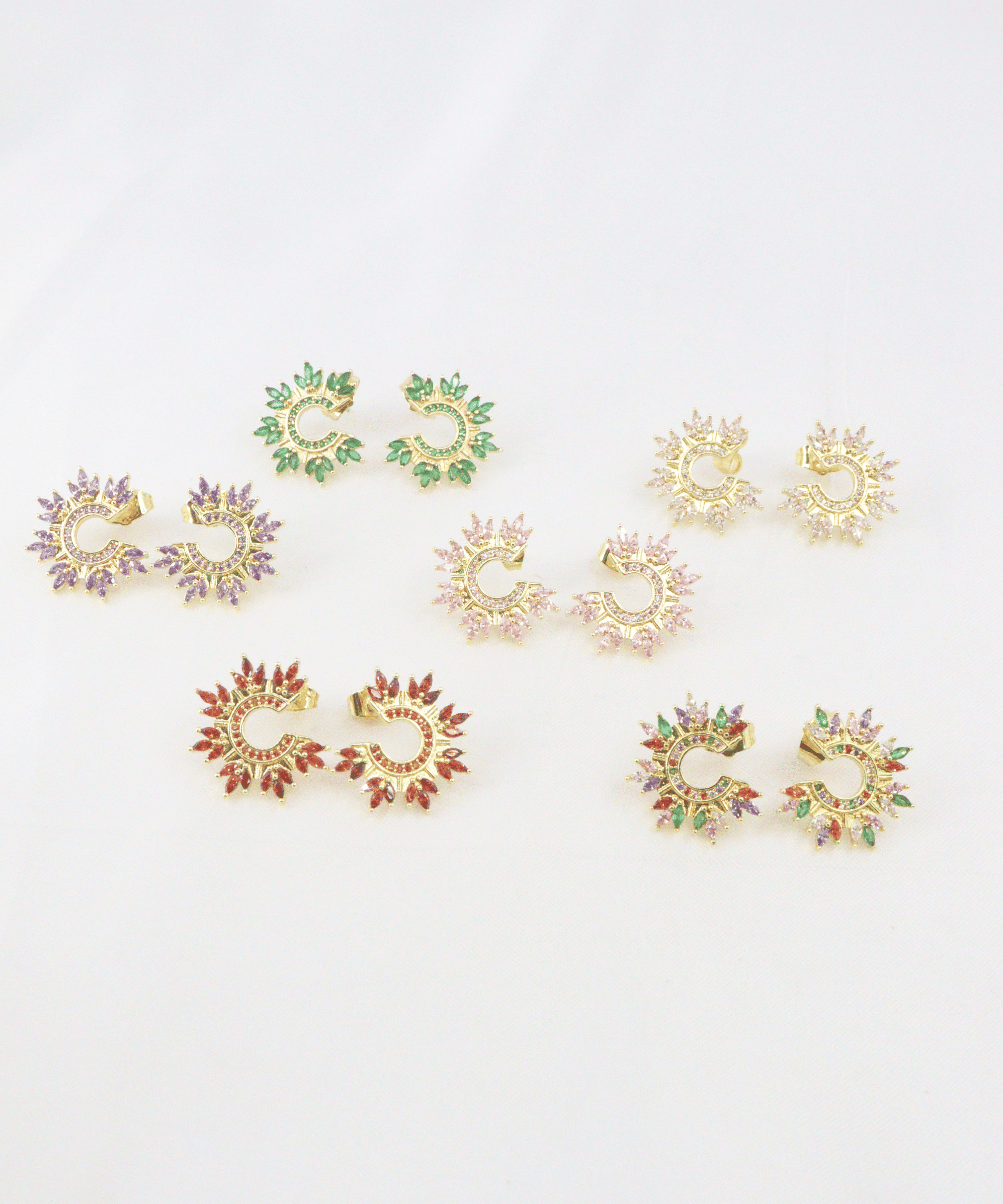 TOPOS BAÑO EN RODIO DORADOS