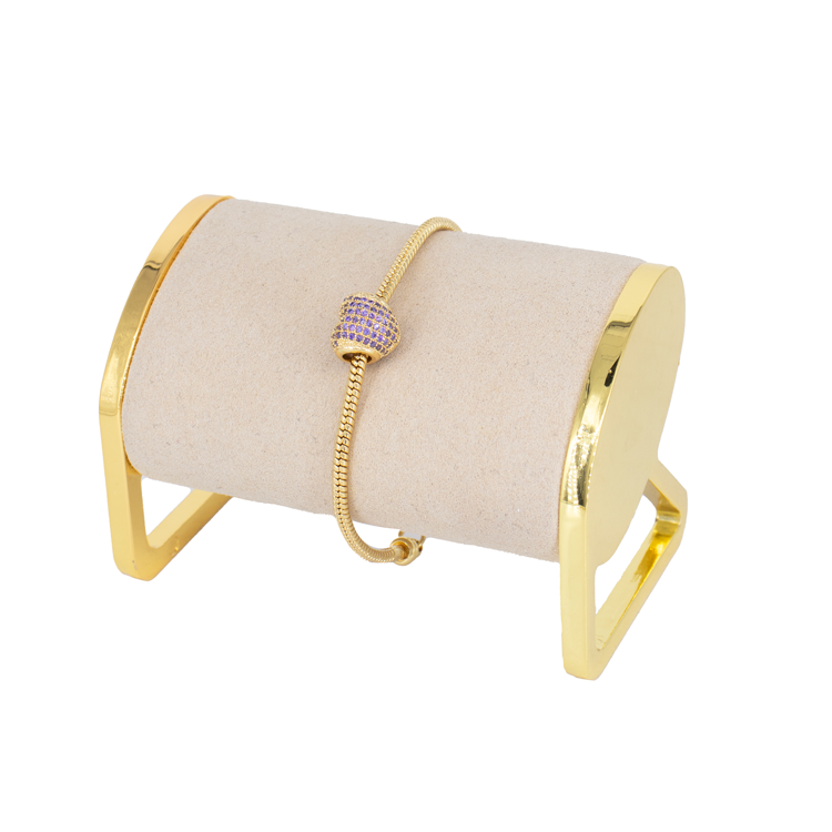 CHARM PANDORA EN RODIO CORAZÓN DORADO
