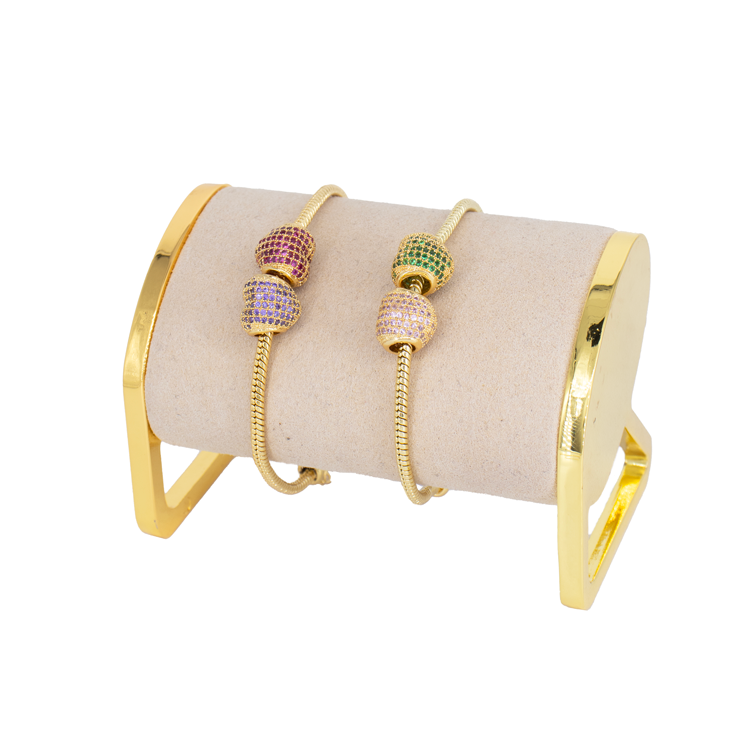 CHARM PANDORA EN RODIO CORAZÓN DORADO