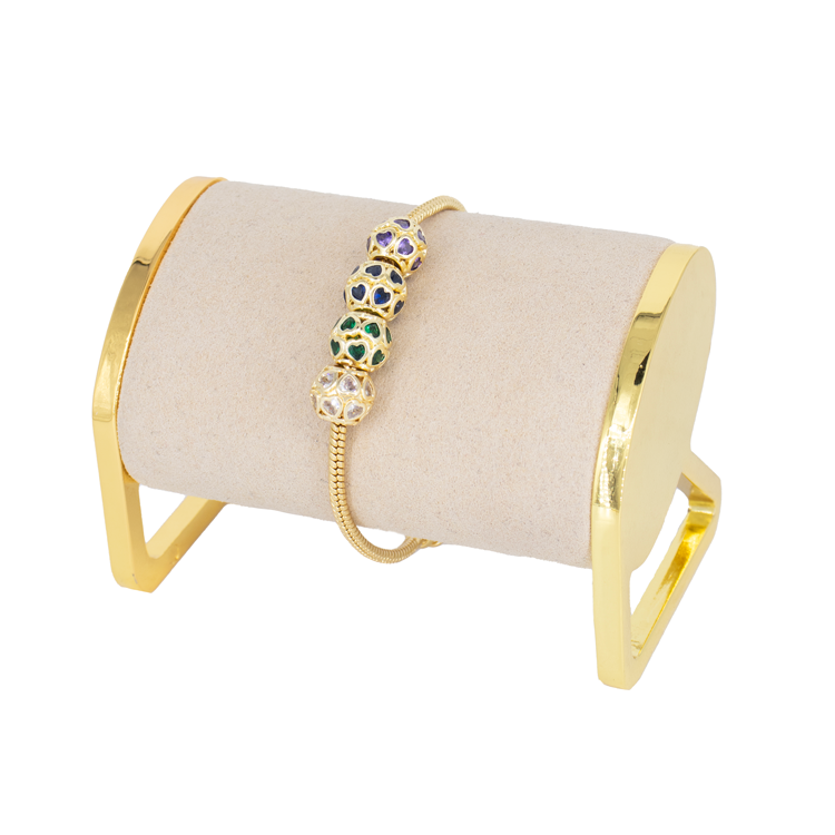 DIJE CHARM PANDORA CILINDRO CORAZONES EN RODIO