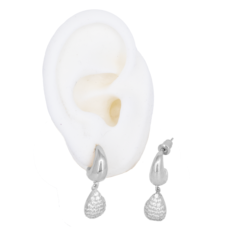 TOPO GOTA DOBLE CIRCONADA BAÑO EN RODIO