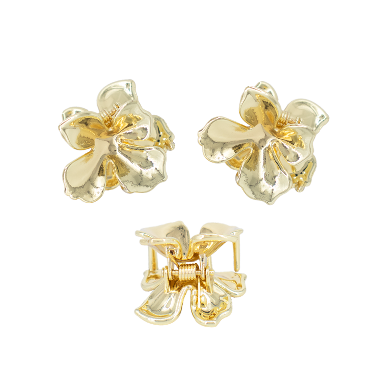 HAIR CLIPS FLORELLA BAÑO EN RODIO