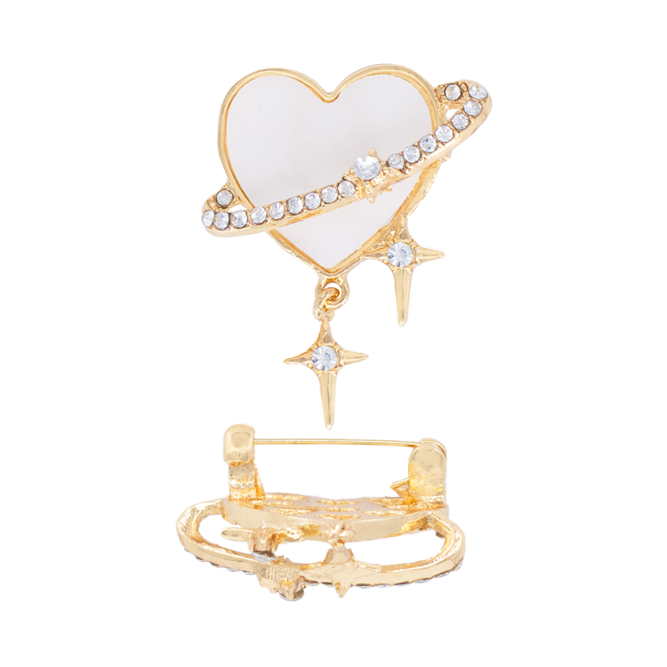 PIN CORAZON SATURNO