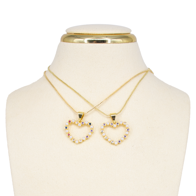 DIJE 15MM CORAZÓN BAÑO EN RODIO