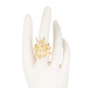 ANILLO ESCARABAJO DORADO BAÑO EN ORO