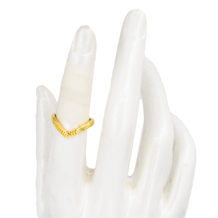 ANILLO EN RODIO PUNTA