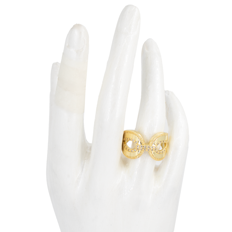 ANILLO DAMA BAÑO EN RODIO