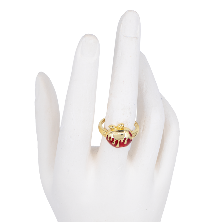 ANILLO MANZANA ENCANTADA BAÑO EN RODIO