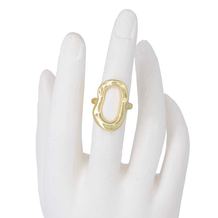 ANILLO EVA ABSTRATO BAÑO EN RODIO