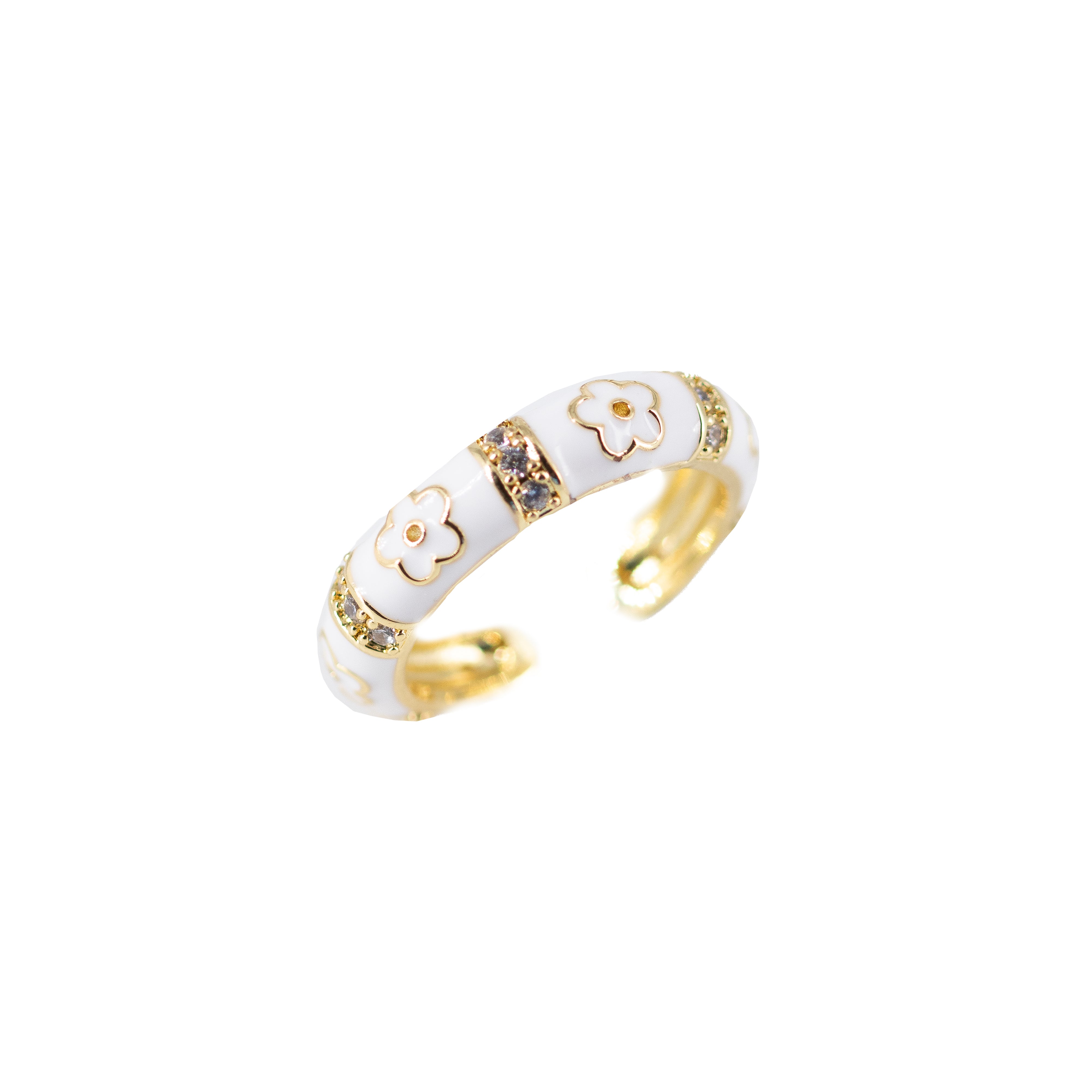 ANILLO MARGARITA BAÑO EN RODIO