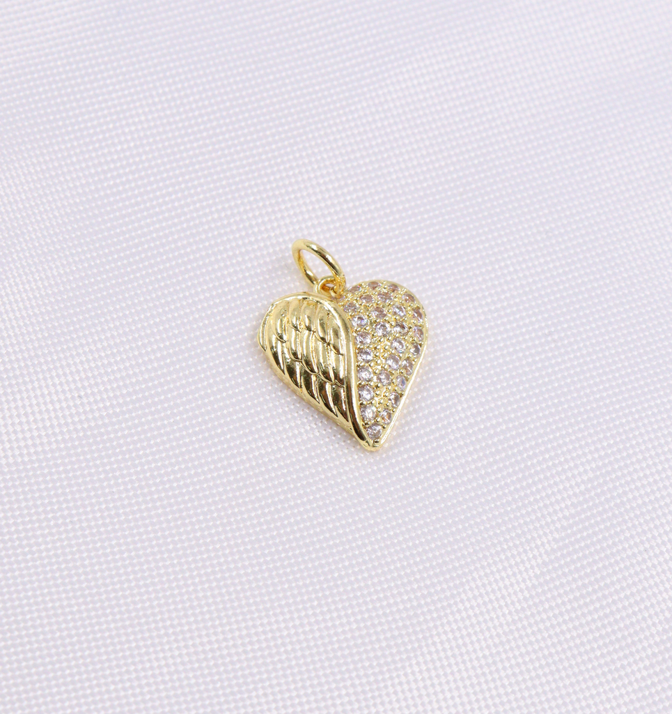 RD-025 DIJE EN RODIO CORAZÓN ALA