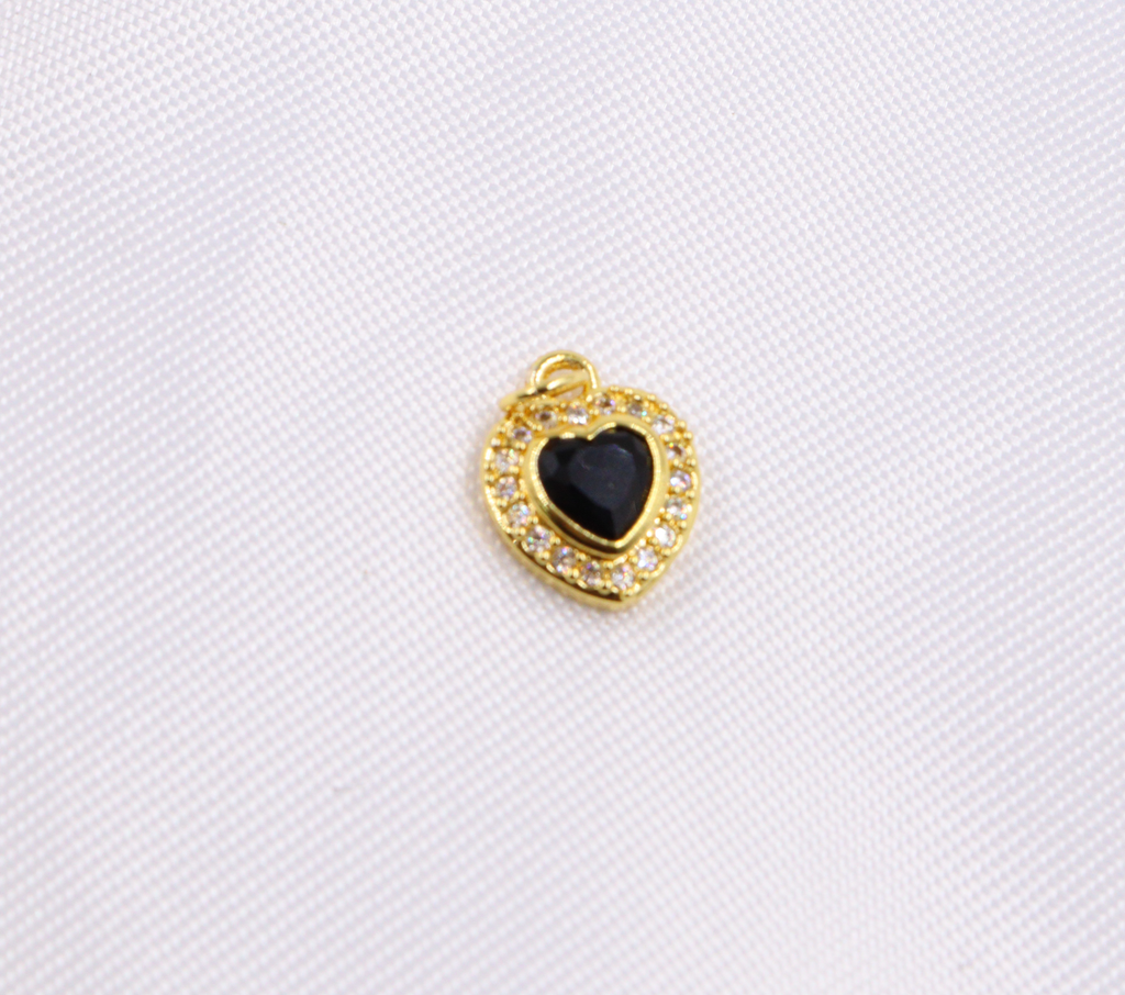 RD-837 DIJE EN RODIO CORAZONES PEQUEÑOS