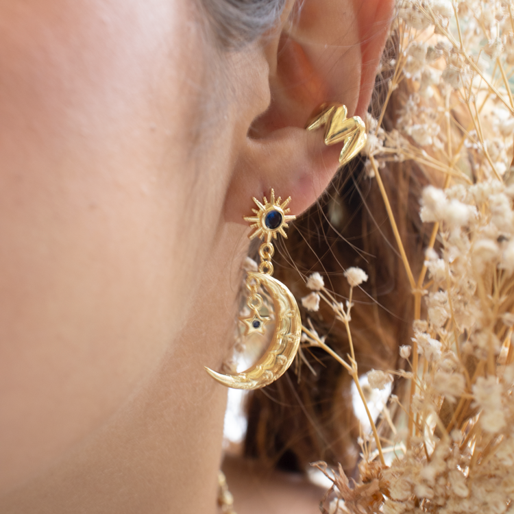 TOPO LUNA Y SOL BAÑO EN RODIO