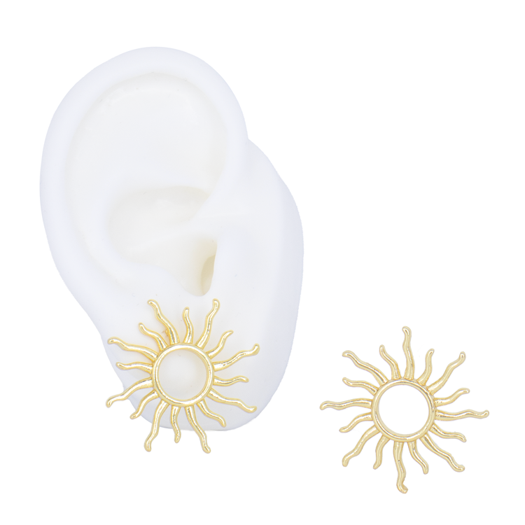 TOPO SOL SILUETA BAÑO EN RODIO