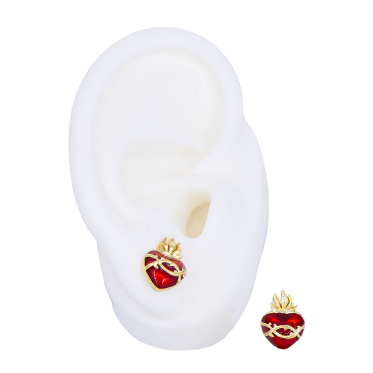 TOPO CORAZON ETERNO BAÑO EN RODIO