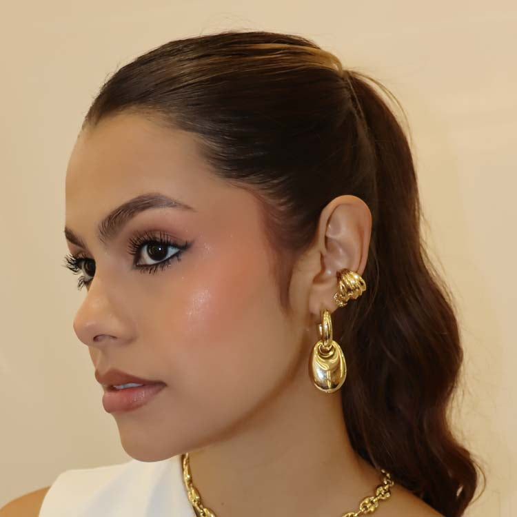 TOPO OVALO CHUNKY BAÑO EN RODIO