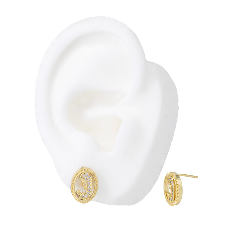 TOPO VIRGEN EN ORACIÓN BAÑO EN RODIO