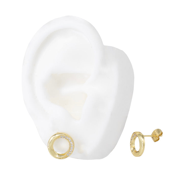 TOPO ARO DE CRISTAL EN RODIO