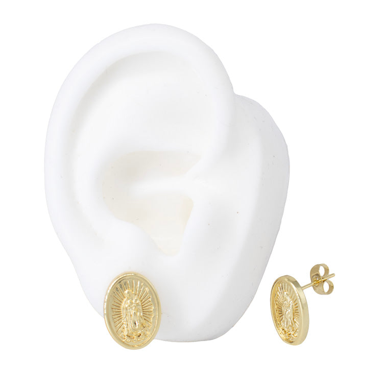 TOPO VIRGEN DESTELLO DE LUZ BAÑO EN RODIO