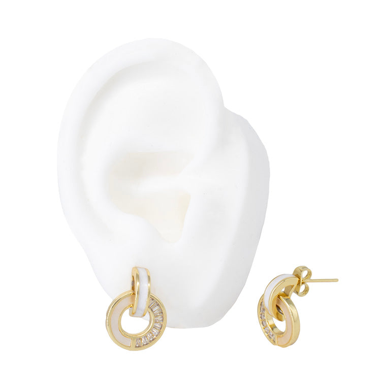 TOPO CIRCULO BLANCO BAÑO EN RODIO