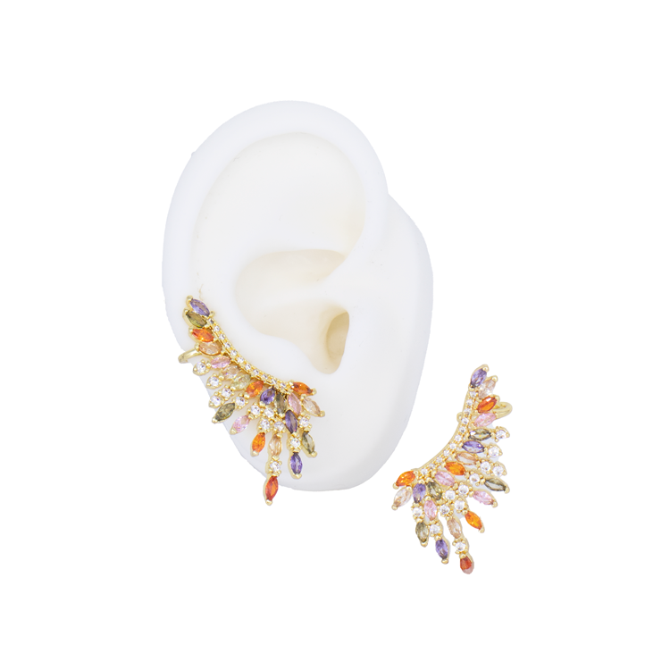 TOPOS MULTICOLOR BAÑO EN RODIO