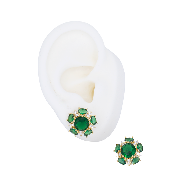 TOPO FLOR VERDE MEDIANA BAÑO EN RODIO