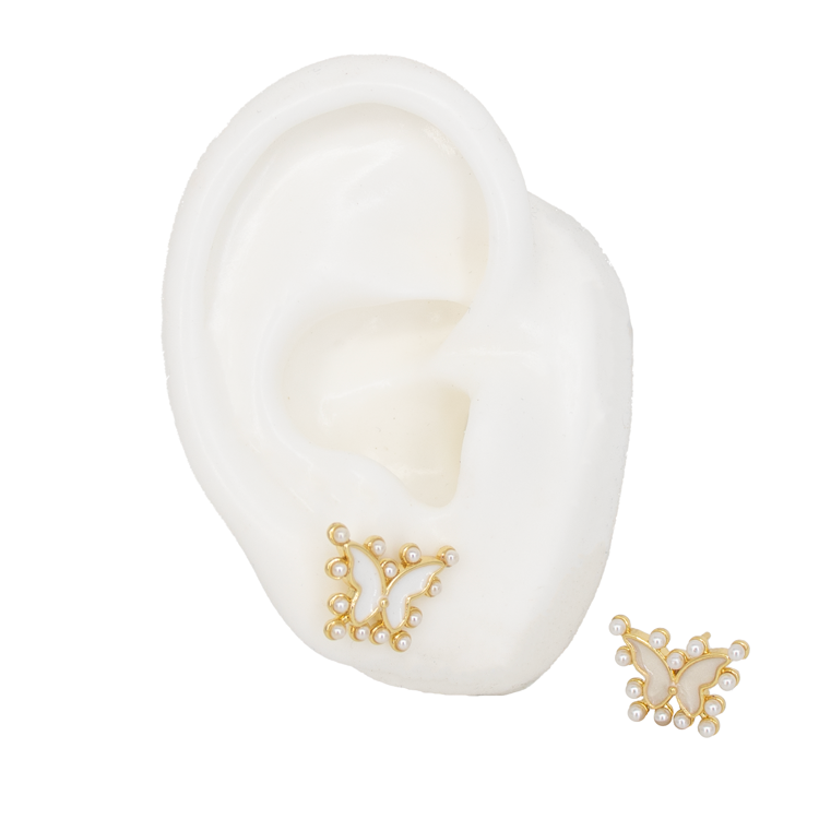 TOPOS EN RODIO MARIPOSA PERLAS