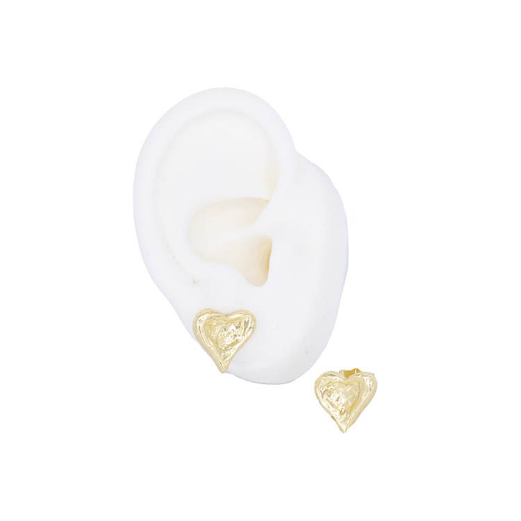 TOPO CORAZÓN HUECO EN RODIO