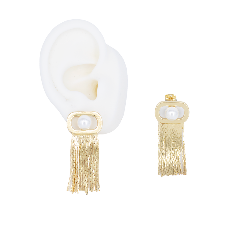 TOPO CUADRADO PERLA EN RODIO