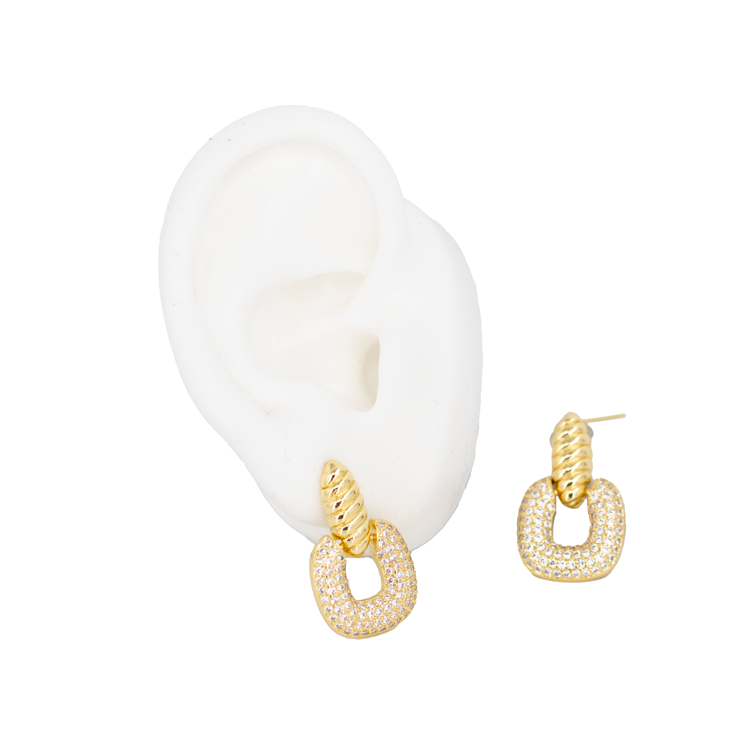 TOPO CUADRADO CIRCONADO BAÑO EN RODIO