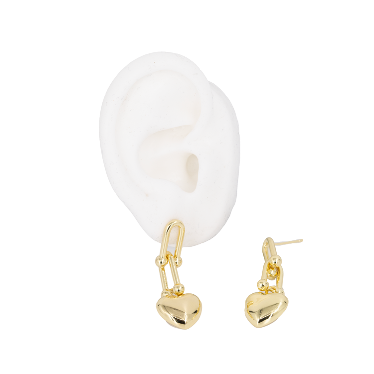 TOPO ESLABON CORAZÓN BAÑO EN RODIO