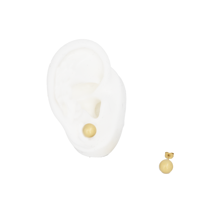 TOPO BALIN  8MM BAÑO EN RODIO