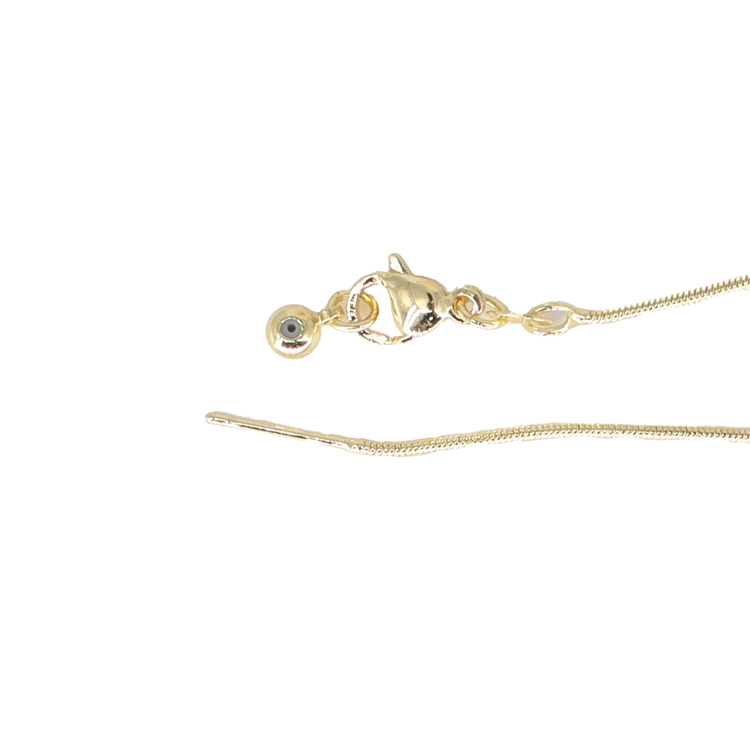 PULSERA LISA PUNTA AGUJA BAÑO EN RODIO