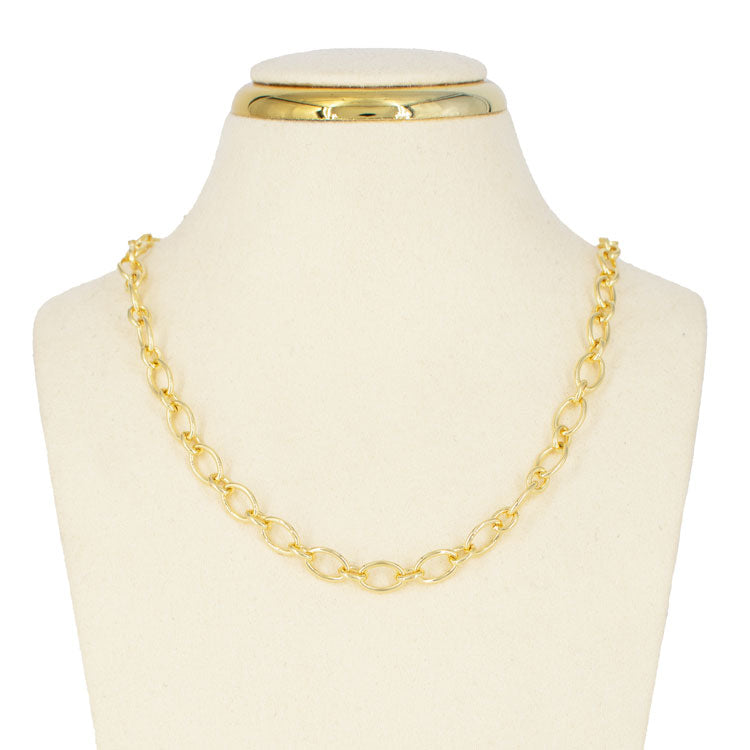 CADENA CONEXIÓN OVALADA BAÑO EN RODIO