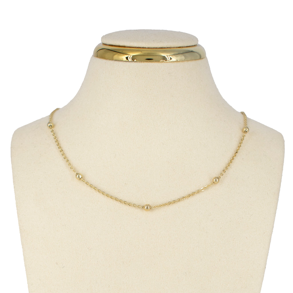 CADENA CASCABEL BAÑO EN RODIO