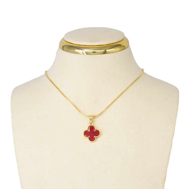 DIJE TREBOL PEQUEÑO BAÑO EN RODIO