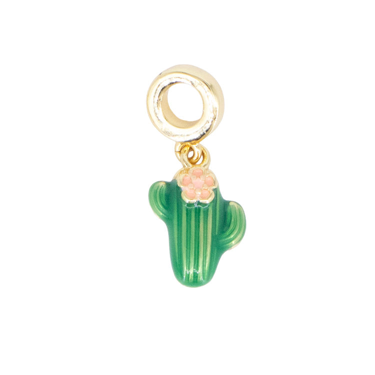 DIJE CACTUS VERDE BAÑO EN RODIO
