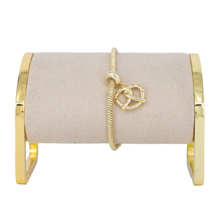 DIJE CHARM PRETZEL BAÑO EN RODIO