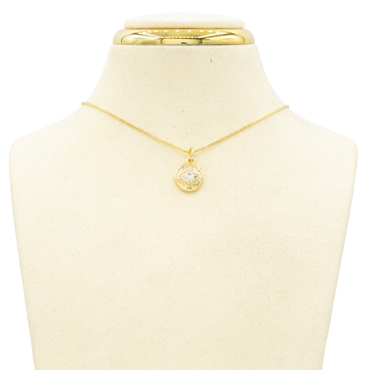 DIJE OJO BLANCO BAÑO EN RODIO