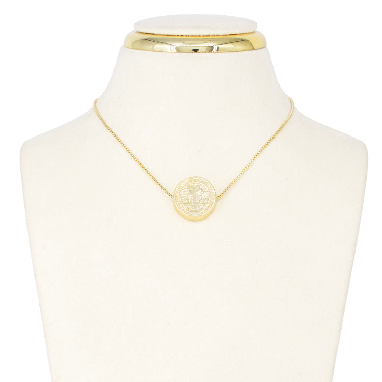 DIJE PASADOR SAN BENITO BAÑO EN RODIO