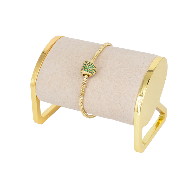 CHARM PANDORA EN RODIO CORAZÓN DORADO