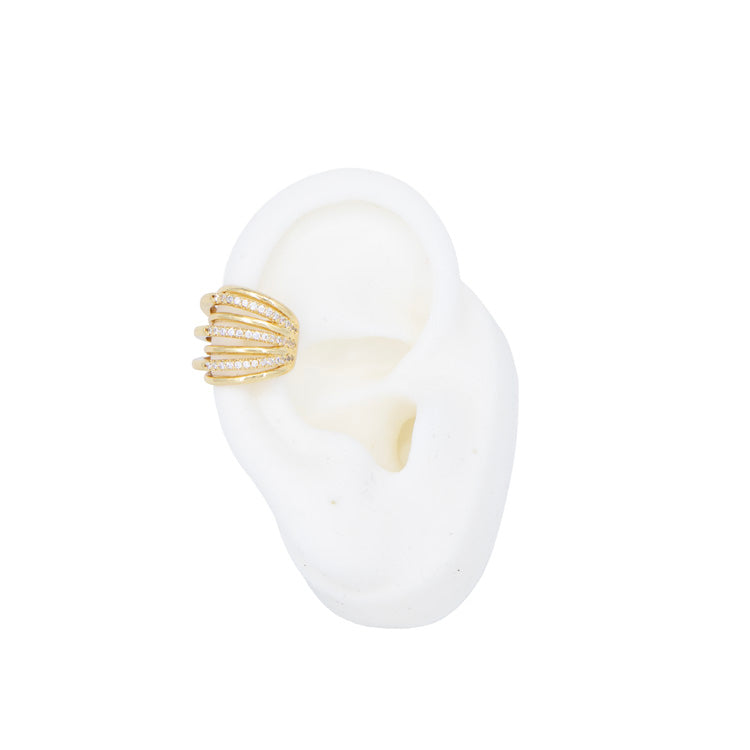 EARCUFF DALIA CIRCONADO BAÑO EN RODIO