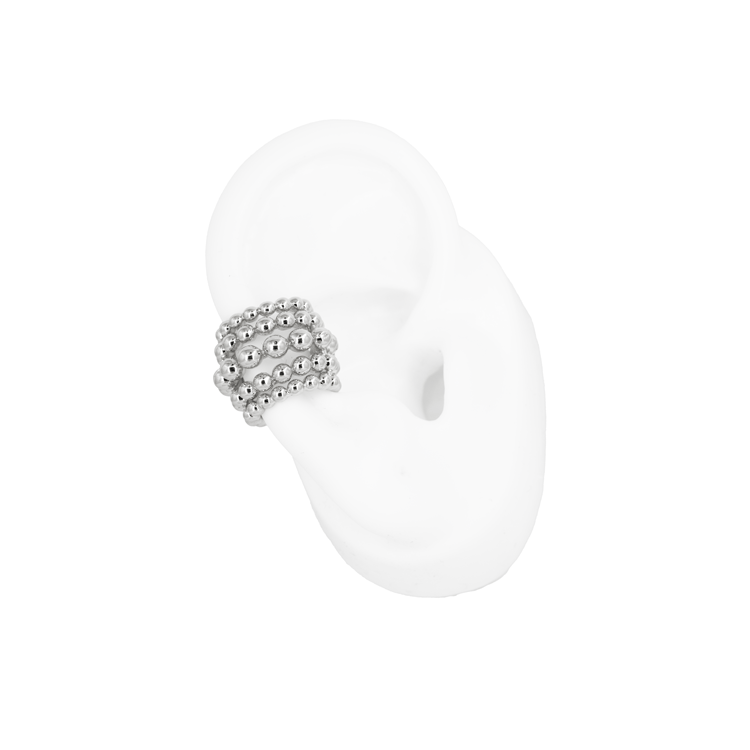 EARCUFF BALIN MEDIANO BAÑO EN RODIO